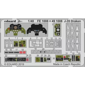 Eduard - J-35 Draken interior for Hasegawa