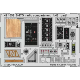 Eduard - B-17G radio compartment for HKM