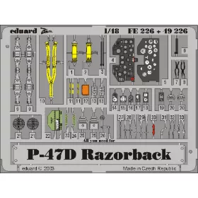 Eduard - P-47D Razorback for Tamiya