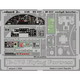   Eduard - B-17G Flying Fortress cockpit interior for Revell/Monogram