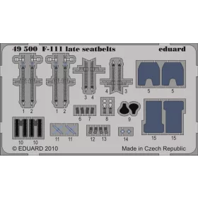 Eduard - F-111 late seatbelts for Hobby Boss
