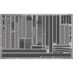 Eduard - Bismarck railings and turrets for Revell