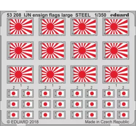Eduard - IJN ensign flags large STEEL