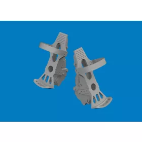 Eduard - Bf 109G-5/6 rudder pedals PRINT for Airfix