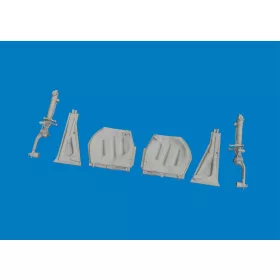 Eduard - P-51D undercarriage legs PRINT for Eduard