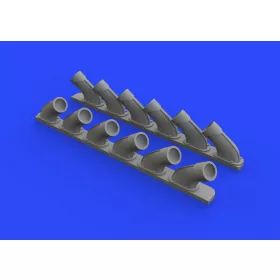 Eduard - Spitfire Mk.XIV exhaust stacks f.Airfix