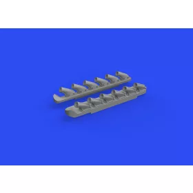 Eduard - P-51B/C exhausts stacks PRINT for ARMA HOBBY