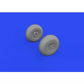 Eduard - P-51B/C wheels diamond tread for ARMA HOBBY