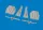 Eduard - P-51D undercarriage legs PRINT for Arma Hobby