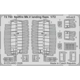 Eduard - Spitfire Mk.V landing flaps for Eduard