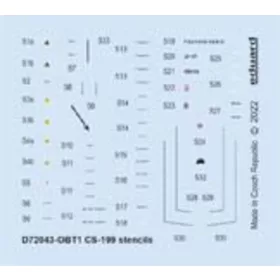 Eduard - CS-199 stencils 1/72