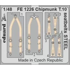 Eduard - Chipmunk T.10 Seatbelts Steel For Airfix