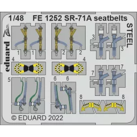 Eduard - Sr-71A Seatbelts Steel For Revell