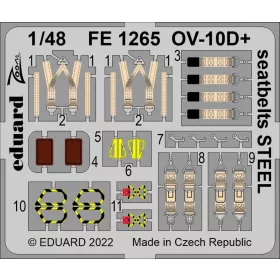 Eduard - OV-10D+ seatbelts STEEL for ICM