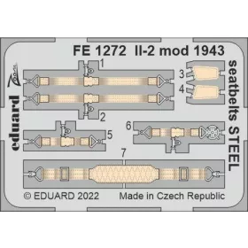 Eduard - Il-2 Mod. 1943 Seatbelts Steel