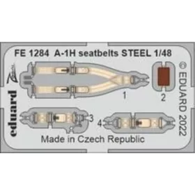 Eduard - A-1H seatbelts STEEL 1/48