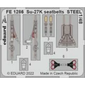 Eduard - Su-27K seatbelts STEEL 1/48
