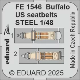Eduard - Buffalo US seatbelts STEEL  TAMIYA