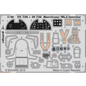 Eduard - Hurricane Mk.I interior S.A. 1/48 for Airfix