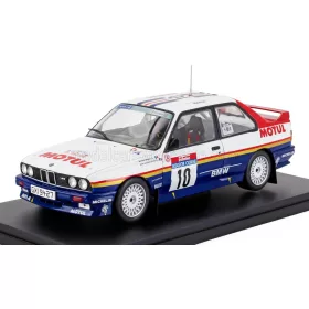   Edicola - BMW 3-SERIES M3 (E30) ROTHMANS N 10 WINNER RALLY TOUR DE CORSE 1987 BERNARD BEGUIN - JEAN JACQUES LENNE WHITE BLUE RED