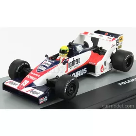   Edicola - Toleman F1 Tg183B N 19 Brazilian Gp 1984 Ayrton Senna White Red Black
