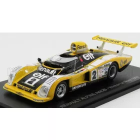  Edicola - RENAULT ALPINE A442B 2.0L TURBO V6 TEAM RENAULT SPORT N 2 WINNER 24h LE MANS 1978 DIDIER PIRONI - JEAN PIERRE JAUSSAUD YELLOW WHITE BLACK