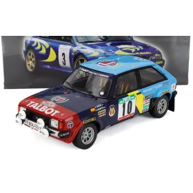  Edicola - TALBOT SUNBEAM LOTUS (night version) N 10 RALLY PORTUGAL 1983 ANTONIO ZANINI - VICTOR SABATER 2 TONE BLUE RED