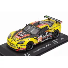   Edicola - CHEVROLET CORVETTE C6 ZR1 5.5L V8 COUPE TEAM LARBRE COMPETITION N 50 WINNER GTE AM CLASS 24h LE MANS 2011 PATRICK BORNHAUSER - JULIEN CANAL - GABRIELE GARDEL YELLOW BLACK