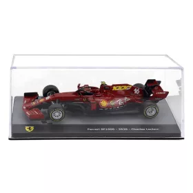   Edicola - FERRARI F1 SF1000 TEAM SCUDERIA FERRARI MISSION WINNOW N 16 SEASON 2020 CHARLES LECLERC - CON VETRINA - WITH SHOWCASE MATT RED