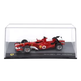  Edicola - FERRARI F1 248 F1 N 6 SEASON 2006 FELIPE MASSA - CON VETRINA - WITH SHOWCASE RED WHITE