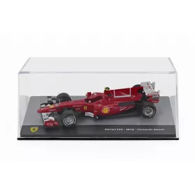   Edicola - FERRARI F1 F10 N 8 SEASON 2010 FERNANDO ALONSO - CON VETRINA - WITH SHOWCASE F-1 RED MET WHITE