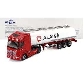   Eligor - DAF XG TANKER TRUCK ALAINE TRANSPORTS 2021 RED WHITE