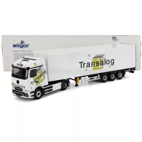   Eligor - MERCEDES BENZ E-ACTROS 600 TRUCK CASSONATO TRANSALOG TRANSPORTS 2025 LIGHT GREY