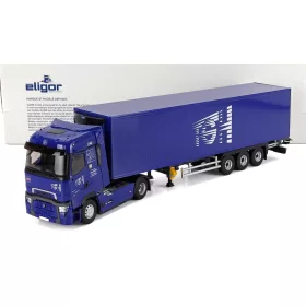   Eligor - RENAULT T-LINE HIGH TRUCK SEMI-FRIGO TGH TRANSPORTS 2023 BLUE