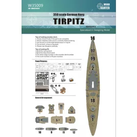 Flyhawk - German Navy Tirpitz Wood Deck