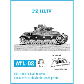 Friulmodel - Tracks for Pz III (A-G) / Pz IV (A-D)