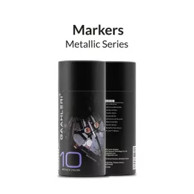   Gaahleri - Water Based Acrylic Ink Metallic Series Markers GM-Set