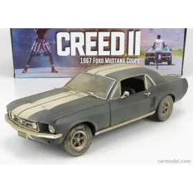   Greenlight - Ford Usa Mustang Coupe 1967 - Adonis Creed S Ii Matt Black