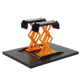   Greenlight - Auto Body Shop - Automotive Double Scissor Lifts Series 2 - Orange & Black