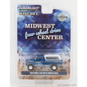 Greenlight - Ford Usa F-250 Pick-Up Closed 1974 Blue White