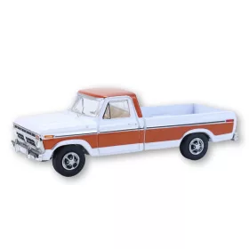   Greenlight - 1:64 1977 Ford F150 Ranger XLT - Orange & White - All-Terrain Series 17 - GreenLight