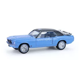   Greenlight - 1967 Ford Mustang Coupe with Trunk Ski Rack and Skis - Skiin’ Ian Solid Pack - Garbage Pail Kids Series 8