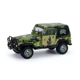   Greenlight - 1991 Jeep YJ - Duck Cal Solid Pack - Garbage Pail Kids Series 8