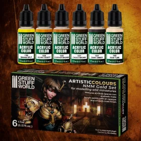 Green Stuff World - Paint Set - NMM Gold