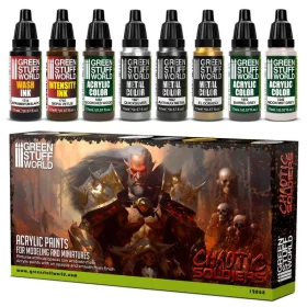 Green Stuff World - Paint Set - Chaotic Soldiers (8 pcs)