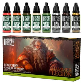 Green Stuff World - Paint Set - Hammer Legion (8 pcs)