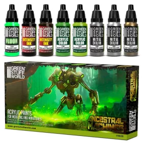 Green Stuff World - Paint Set - Ancestral Machines (8 pcs)