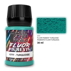   Green Stuff World - Paint Pot - FLUOR TURQUOISE pigments 30ml