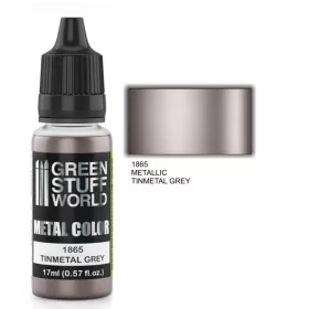 Green Stuff World - Metallic Paint TINMETAL GREY