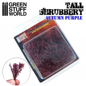Green Stuff World - Tall Shrubbery - Autumn Purple (8x8x3cm)